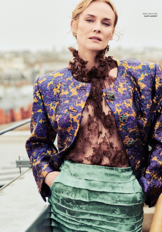 Diane Kruger Embodies Vanity Fair France With Noir Reinvention