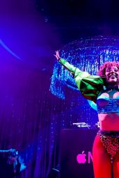 Doja Cat Commands Apple Music Release Party With Architectural Neon and Animal Print