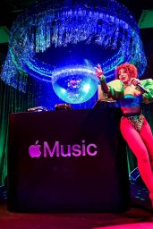 Doja Cat Commands Apple Music Release Party With Architectural Neon and Animal Print