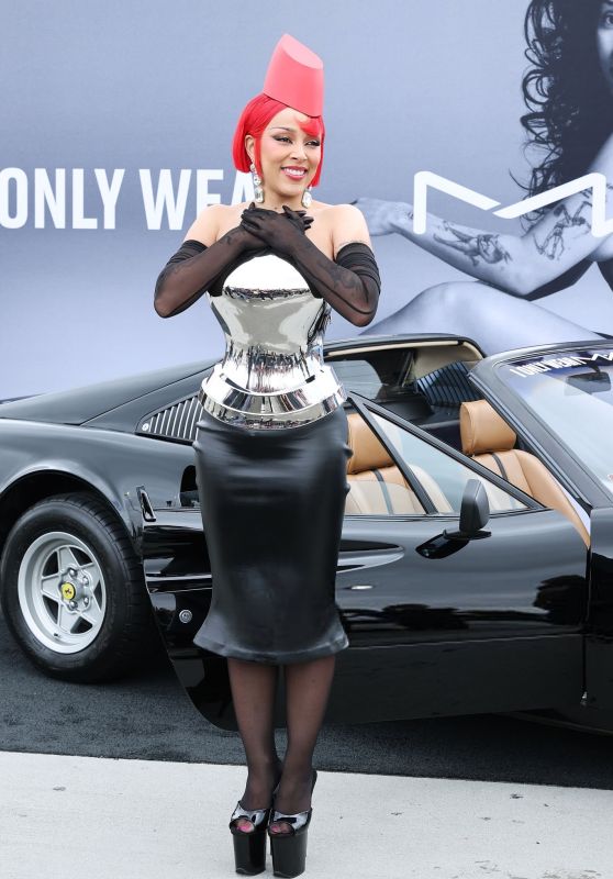 Doja Cat Unveils MAC Match Day Chromatic Beauty Armor