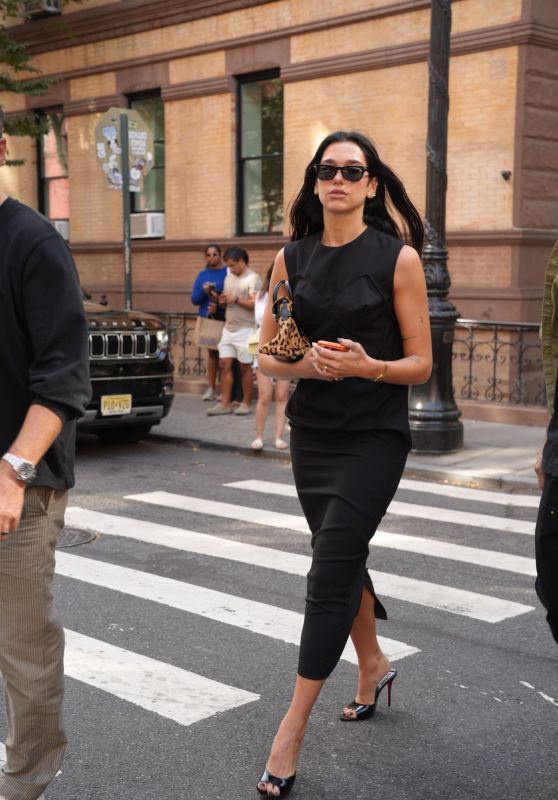 Dua Lipa Champions NYC’s Chic Street Style in Calvin Klein & Louboutin