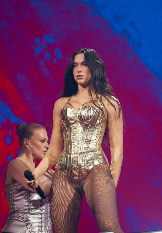 Dua Lipa Ignites Radical Optimism Tour in Gold Winged Spectacle