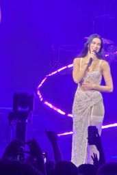 Dua Lipa Ignites Tour Gold Bodysuit Mythology