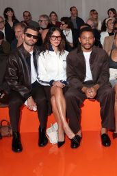 Eiza Gonzalez Embodies Retro Prep at Prada Milan Show