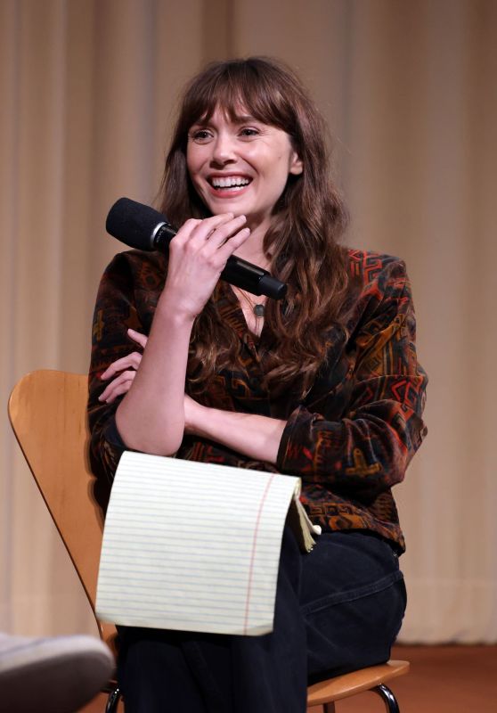 Elizabeth Olsen Debuts Geometric Velvet at “Bugonia” Screening – LA