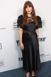 Elizabeth Olsen Gothic Elegance at YES Scholars Gala 2025