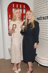 Elle & Dakota Fanning Ace Courtside Chic