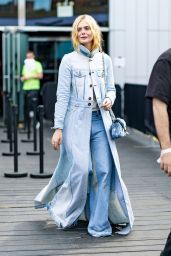 Elle Fanning Channels a Neo-Punk Denim Dream at Coach