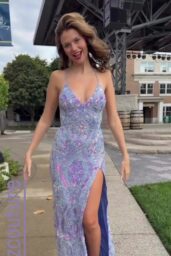 Elyse Hofer Champions Prom Style in Jasz Coutures Kaleidoscope Sequin