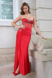 Elyse Hofer Commands Prom in Jasz Coutures Siren Corset Gown