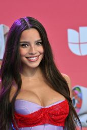 Emilia Unveils A Barbiecore Corset Fantasy At The Premios Juventud