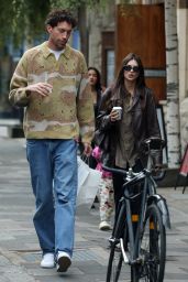 Emily Ratajkowski Commands Notting Hill in Matte Leather Ease