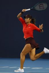 Emma Raducanu Commands China Open With A High-Octane Red And Maroon Court Look