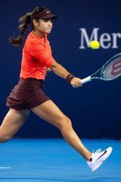 Emma Raducanu Commands China Open With A High-Octane Red And Maroon Court Look