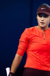 Emma Raducanu Commands China Open With A High-Octane Red And Maroon Court Look