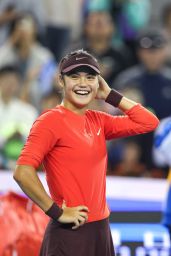 Emma Raducanu Commands China Open With A High-Octane Red And Maroon Court Look