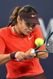Emma Raducanu Commands China Open With A High-Octane Red And Maroon Court Look