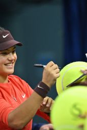 Emma Raducanu Commands China Open With A High-Octane Red And Maroon Court Look
