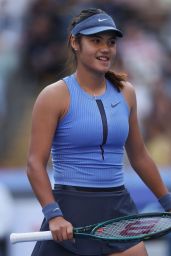 Emma Raducanu Selects Nike Blue and Gray for China Open 2025