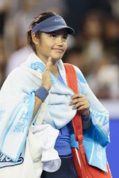 Emma Raducanu Selects Nike Blue and Gray for China Open 2025