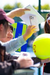 Emma Raducanu Unveils China Open Practice Court Casual Cool