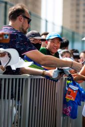 Emma Raducanu Unveils China Open Practice Court Casual Cool