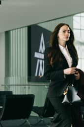 Emma Stone Debuts Radical Corporate And Honeycomb Chic For Bugonia 2025