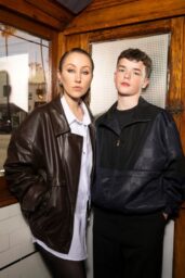 Erin Doherty Embodies Retro Chic in Leather & Linen for Netflix TUDUM August 2025