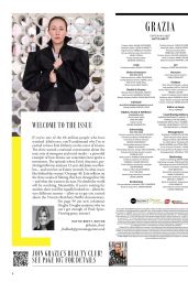 Erin Doherty Employs Buffalo Check for Grazia UK Magazine Cover 2025