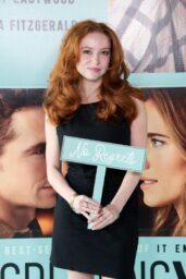 Francesca Capaldi Unveils A Sleek Black Mini At The Regretting You Premiere