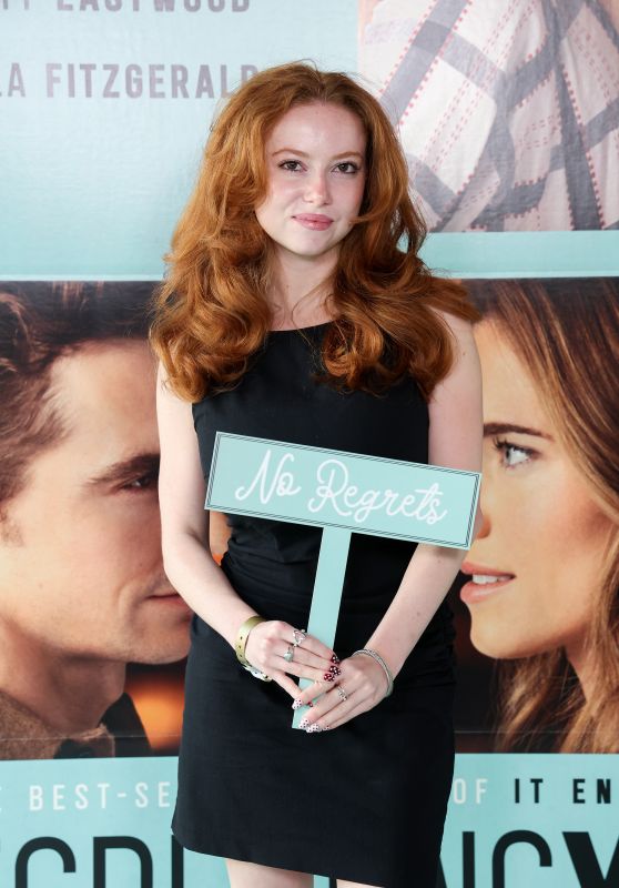 Francesca Capaldi Unveils A Sleek Black Mini At The Regretting You Premiere
