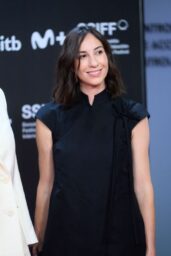 Gia Coppola Unveils San Sebastian Look In Architectural Black Tunic