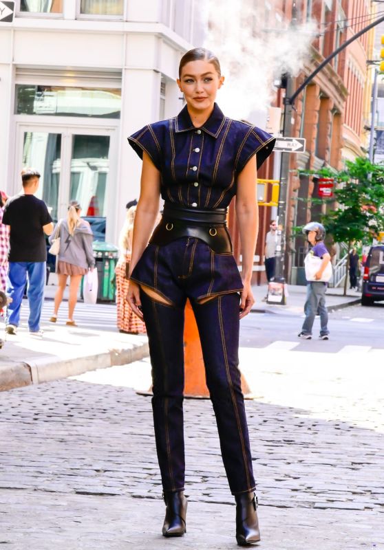 Gigi Hadid Champions SoHo Street Style