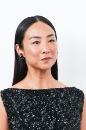 Greta Lee Channels Effortless Glamour in The Row Custom Look at 2025 Venice Film Festival Photocall