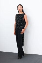 Greta Lee Channels Effortless Glamour in The Row Custom Look at 2025 Venice Film Festival Photocall