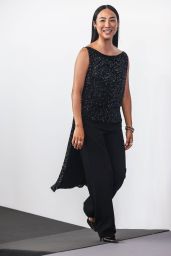 Greta Lee Channels Effortless Glamour in The Row Custom Look at 2025 Venice Film Festival Photocall