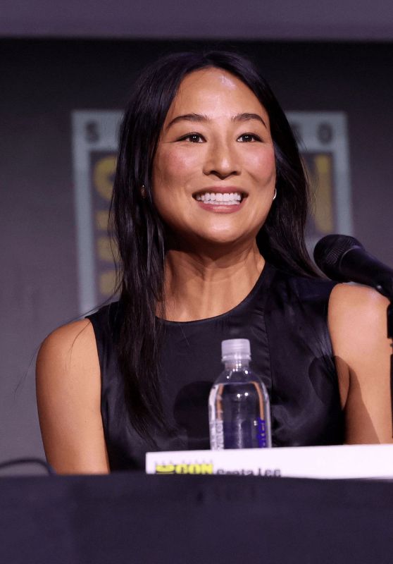 Greta Lee Debuts Hodakova at Tron: Ares Comic-Con Panel 2025