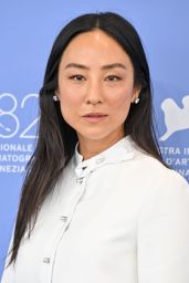 Greta Lee Venice Film Festival Photocall Dior