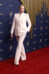 Gwendoline Christie Champions Emmys in Sequined Power Pink