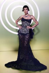 Halsey Debuts Navy Lace at amfAR Gala Venice 2025