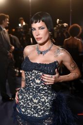 Halsey Debuts Navy Lace at amfAR Gala Venice 2025