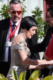 Halsey Debuts Sci-Fi Glamour at Venice International Film Festival