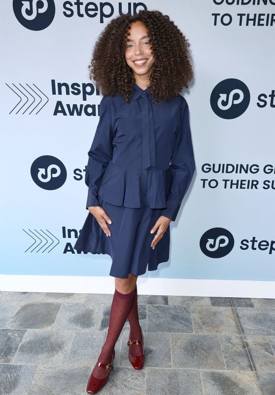 Hayley Law Champions Preppy Chic Style at Step Up Awards 2025