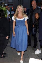 Heidi Klum Embodies Munich Oktoberfest Bavarian Chic