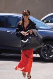 Hilaria Baldwin Defines Practical Glamour in High-Low Street Style 2025