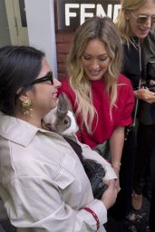 Hilary Duff Ignites Milan Fashion Week with Color-Blocked Fendi Statement