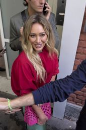 Hilary Duff Ignites Milan Fashion Week with Color-Blocked Fendi Statement
