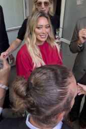 Hilary Duff Ignites Milan Fashion Week with Color-Blocked Fendi Statement