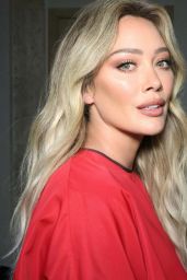 Hilary Duff Unveils Milan Fashion Week Pop-Art Color Clash