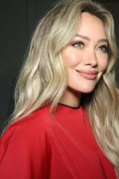 Hilary Duff Unveils Milan Fashion Week Pop-Art Color Clash